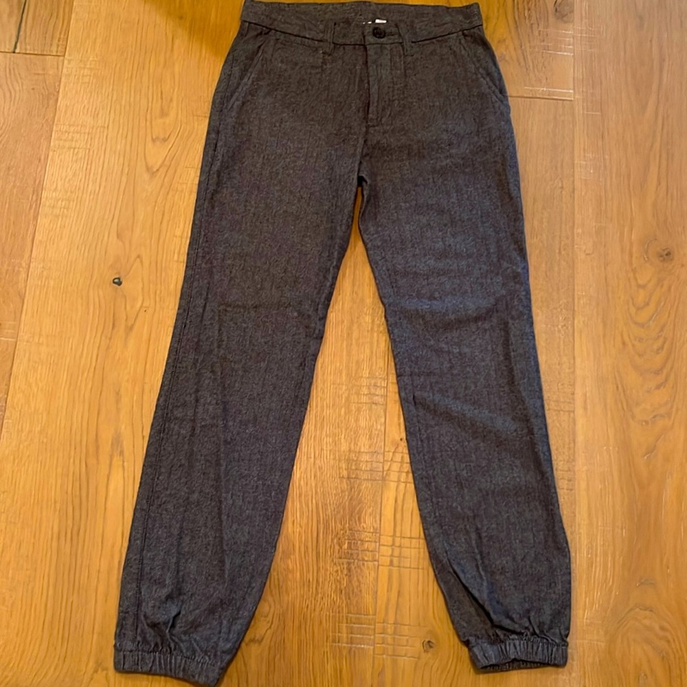GAP Black Cotton Joggers NWT size 14